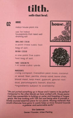 Tilth Soil Indoor House Plant Potting Soil - 5lb Bag - Made From Compost -Plant Sale Shop apilen7mh 61990.1627483991